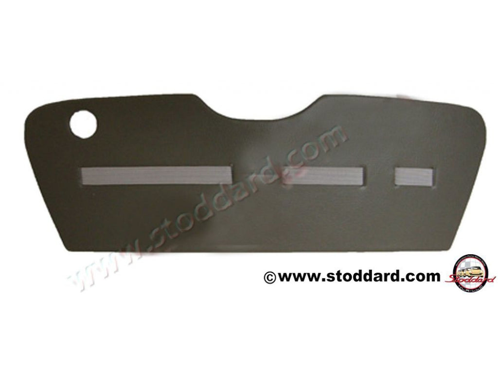 Glove Box Lid liner, Grey Vinyl with Elastic Straps per original