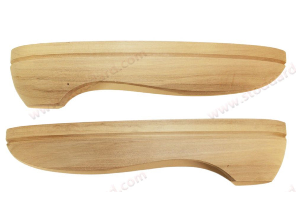 Wooden Door Armrests, Set of Two.