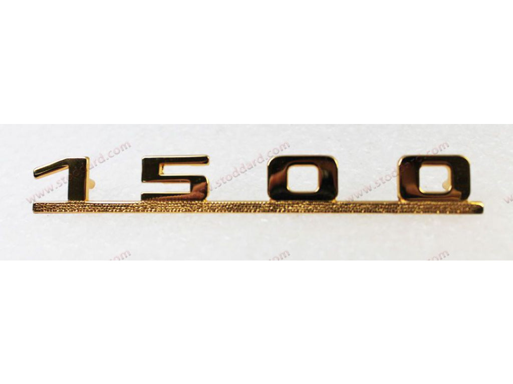 1500 Emblem, Gold, for 356 Pre-A and 356A Replaces 35658301 64458301