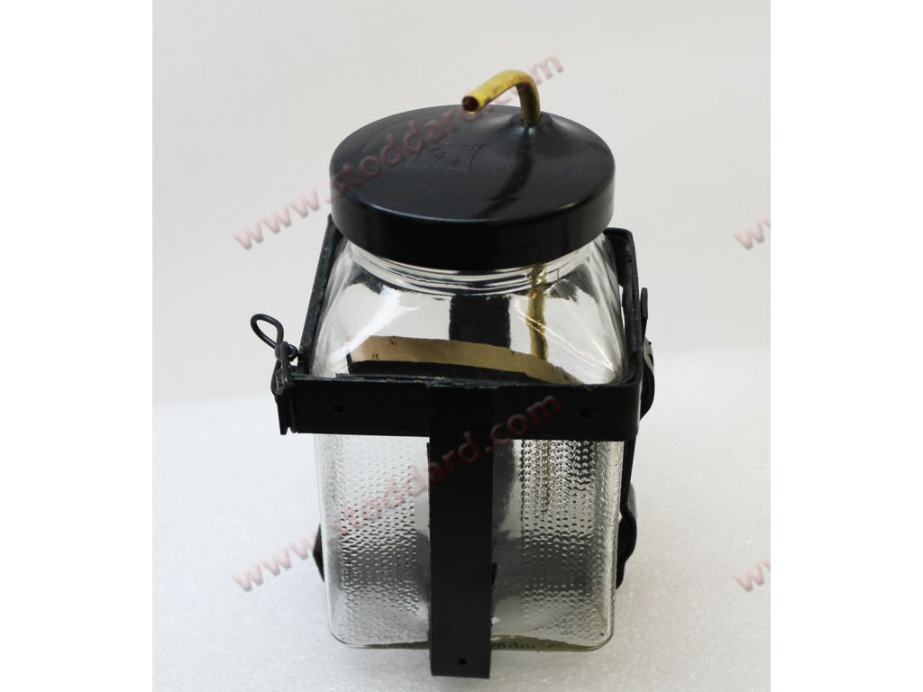 Glass Windshield Washer Bottle For 356 Pre-A. Includes Brass Feed Pipe and Bakelite Lid Replaces 356628500