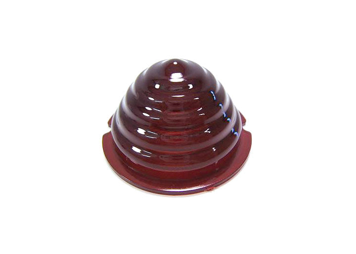 Red tail light lens, Circular, 356