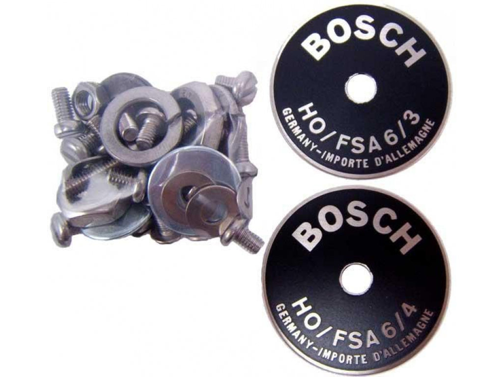 1-Hole Horn Restoration Kit for 356 Bosch Horns with 1-Hole data plates Replaces 64463500300