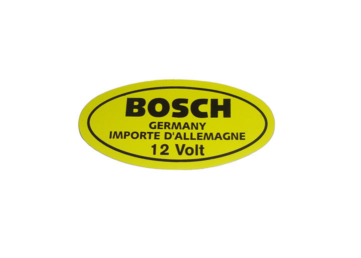 12V bosch ignition coil decal, 356 914 sticker