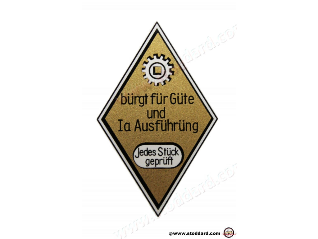 Decal for Hammer on Pre-A 356