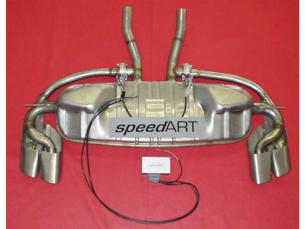 SpeedART Sport Exhaust w/ Switch/Double Tips