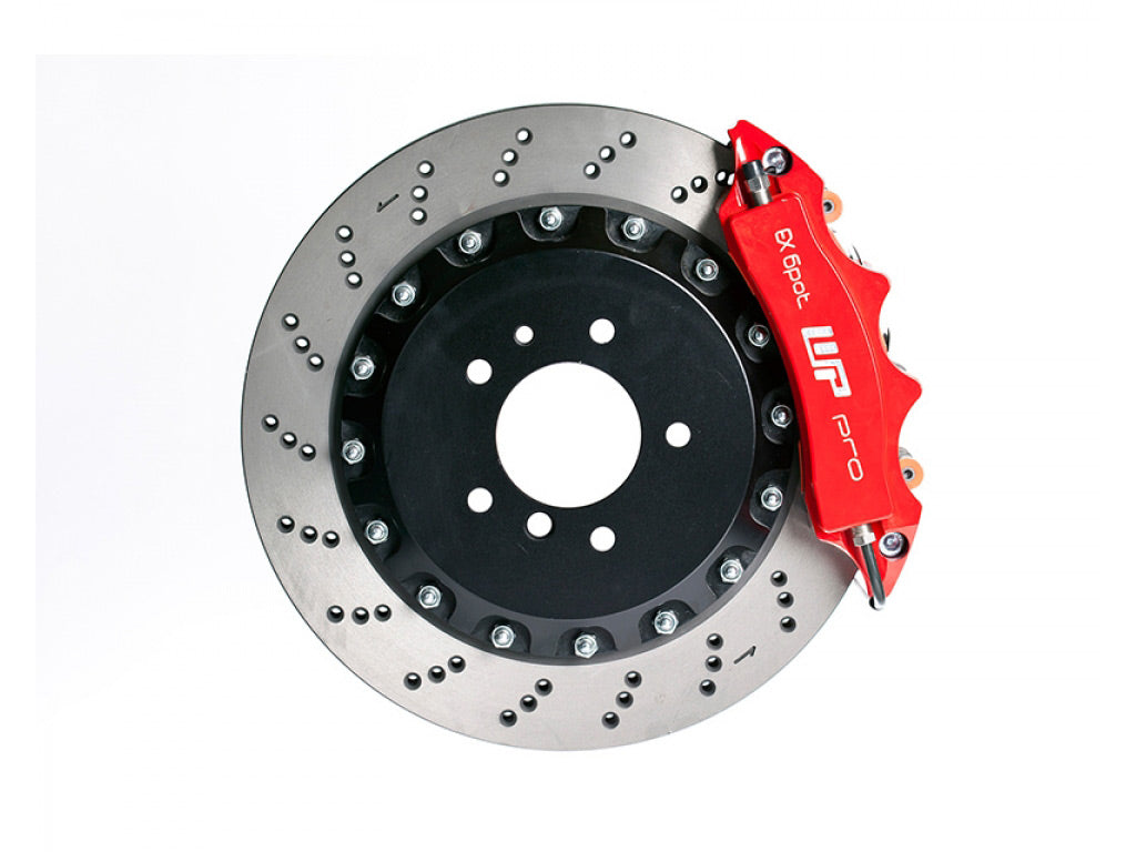 WP Pro Drilled 6 Piston EX6 Front Big Brake Kit