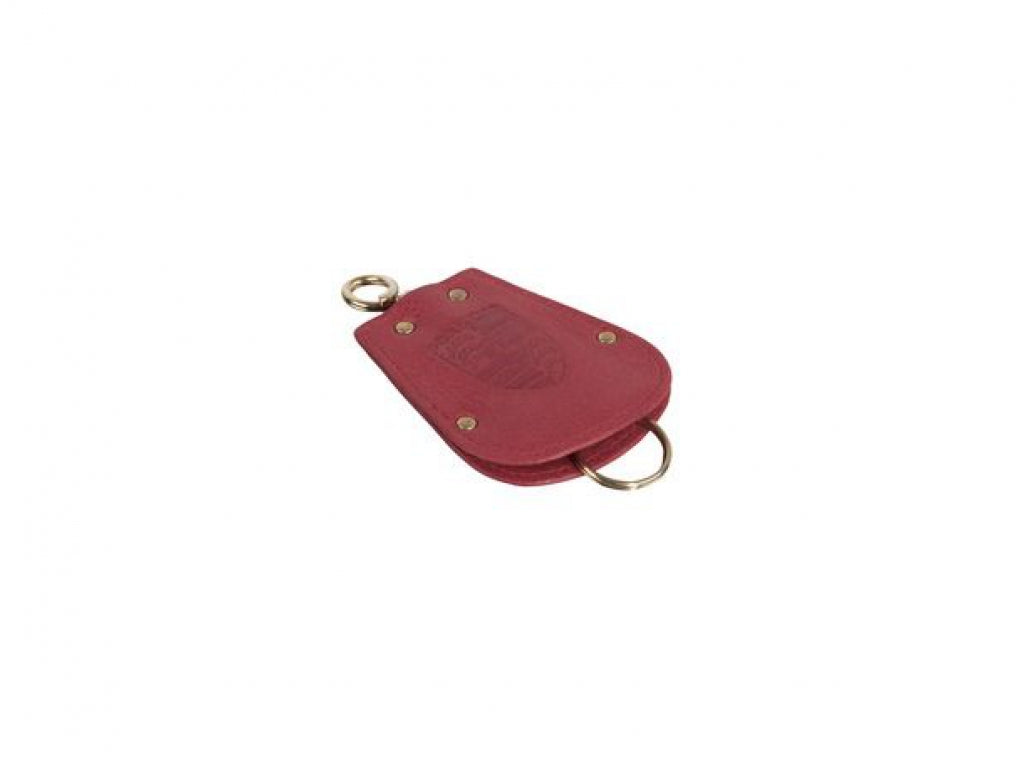 Reutter Key Fob Case Pouch for Porsche 356 in red leather