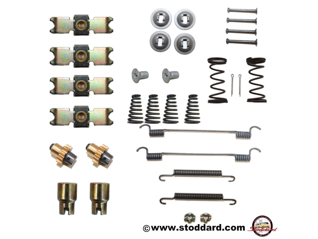 brake Shoe Hardware Set, For Parking ¬†Hand Emergency Brake For 911 912 1965-1989