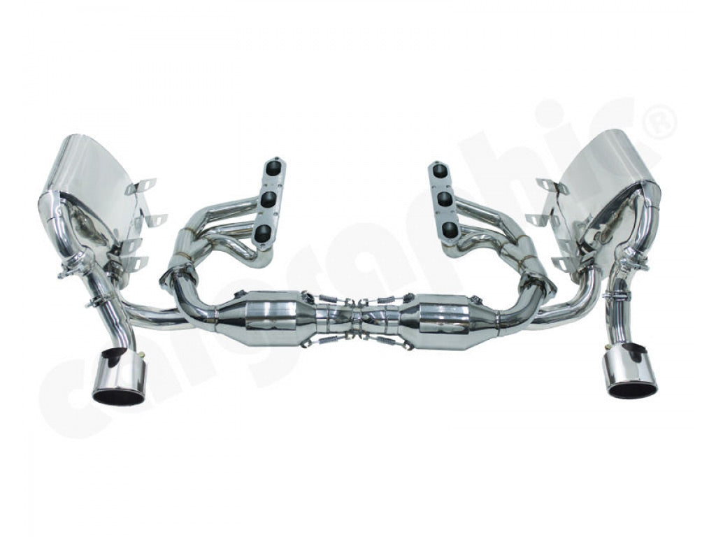 Cargraphic Sport Exhaust System with Integrated Exhaust Flaps