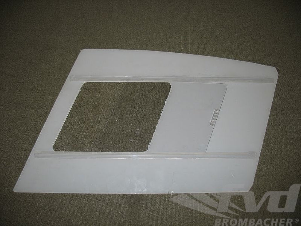 Door Glass with Vent 911 / 964 / 965 / 993 - DRIVERS SIDE - CLEAR - Makrolon