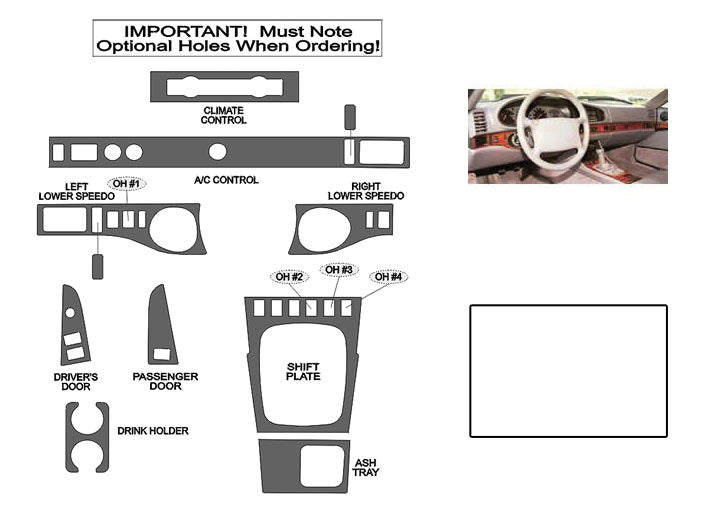 White dash kit late 944 968