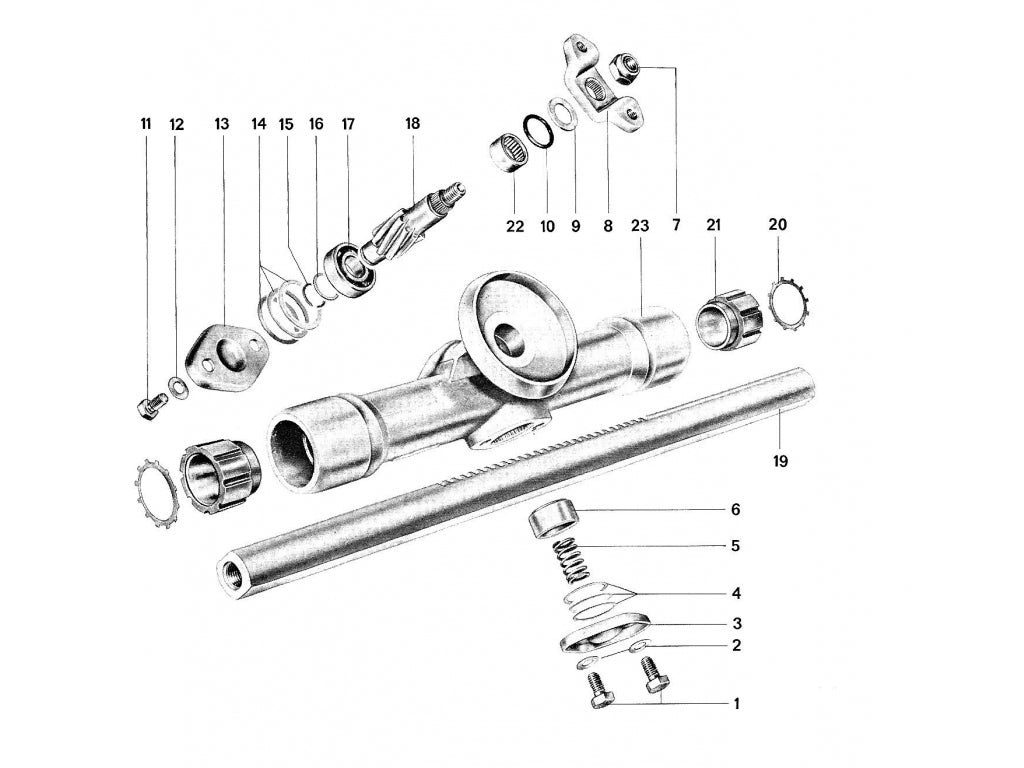 Steering Rack Puck to repair pressure block, for early 911 912 up to early 1968