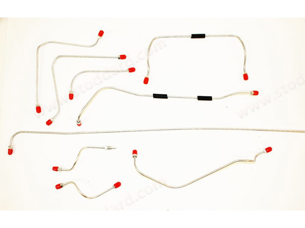 Precision Pre-Bent Brake Line 9-piece Kit for 911 912 1964-1967. 90135560010