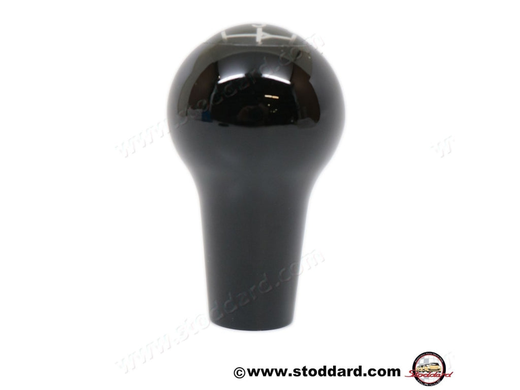 5 Speed Gear Shift Knob. Gloss Black Finish.