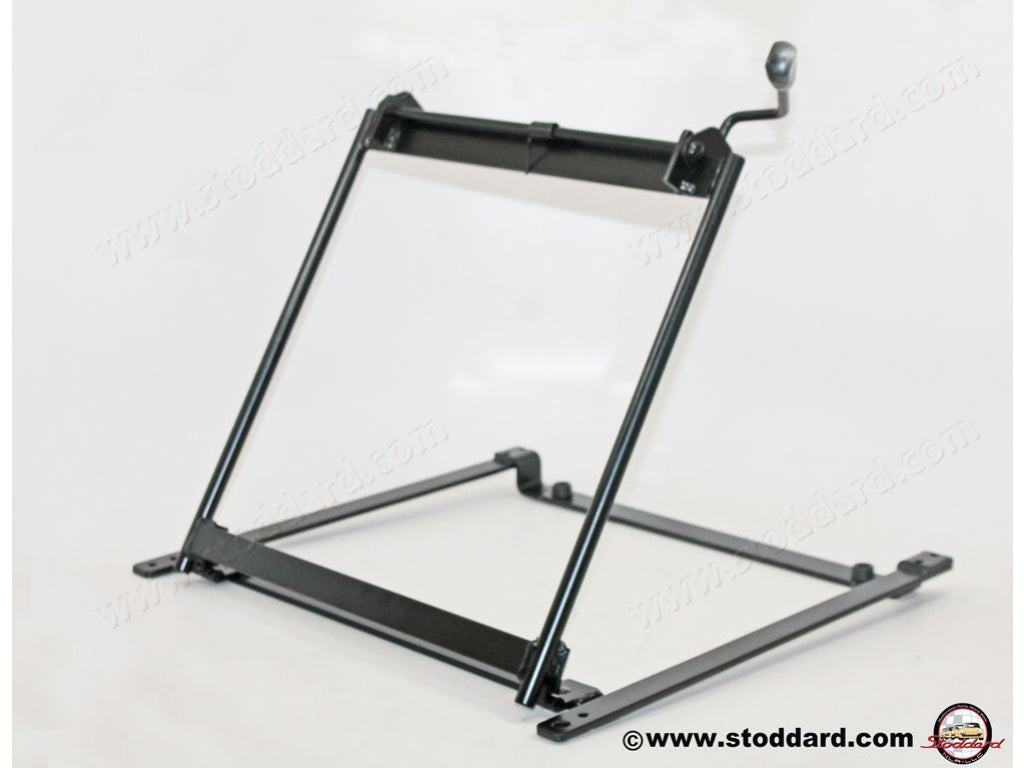 Sport Seat Base, Height Adjustable, with Sliders, Left for 911 912 1965-1968