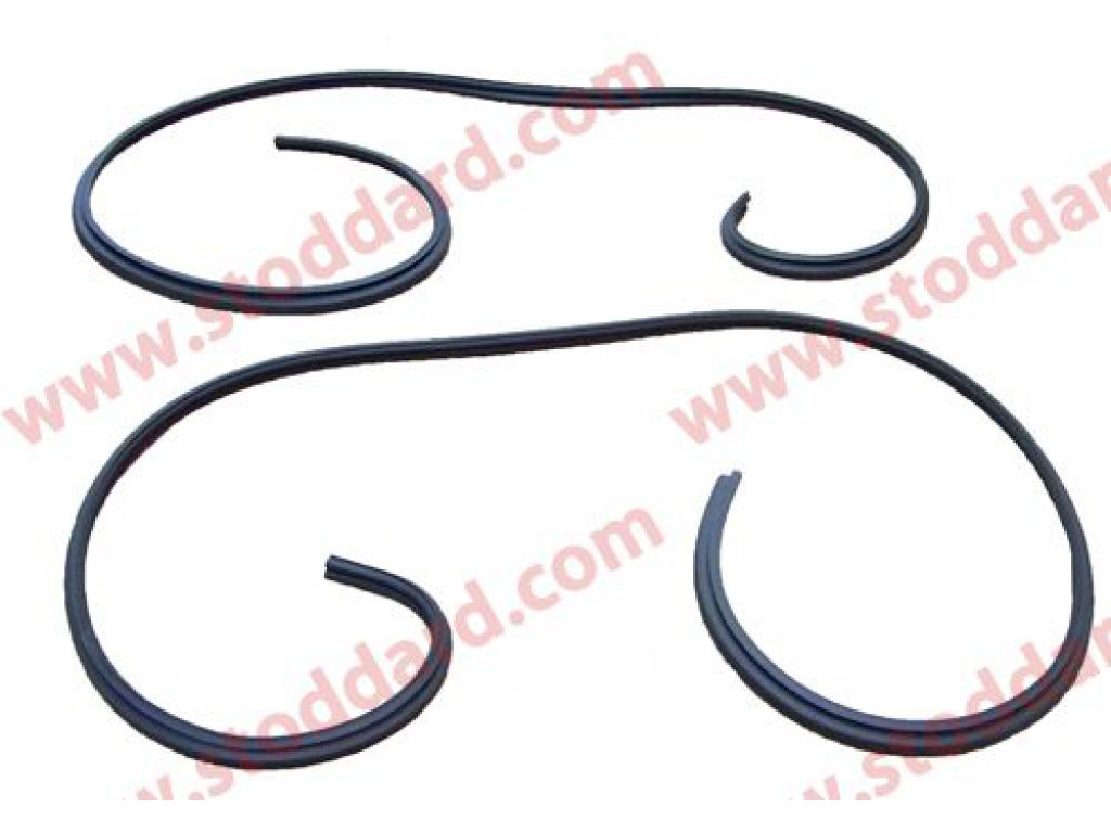 Targa Door Seal Set for 911 912 1965-1974. Proper Contour, Material and Profile  Replaces 90153109340