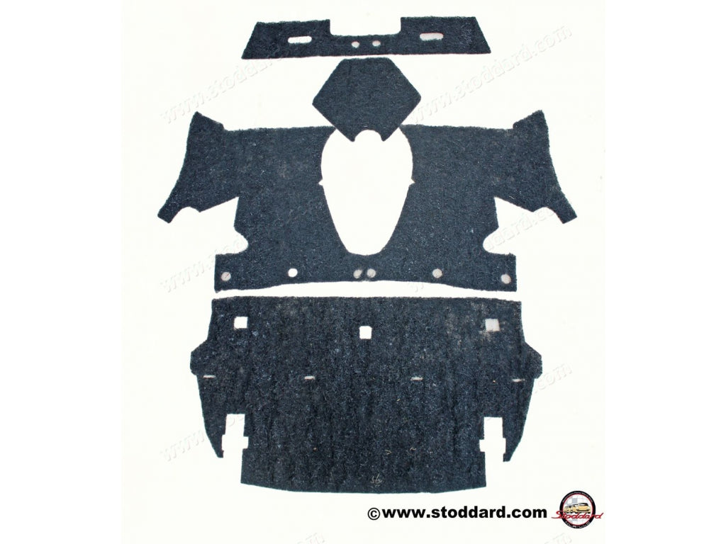 Floor Pan and Rear Seat Area Sound Insulation Kit for 911 912 1965-1968