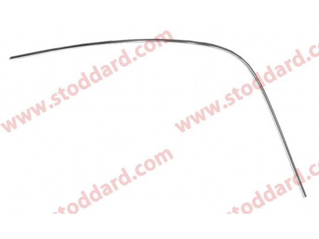 Aluminum Trim Right, Rear window
