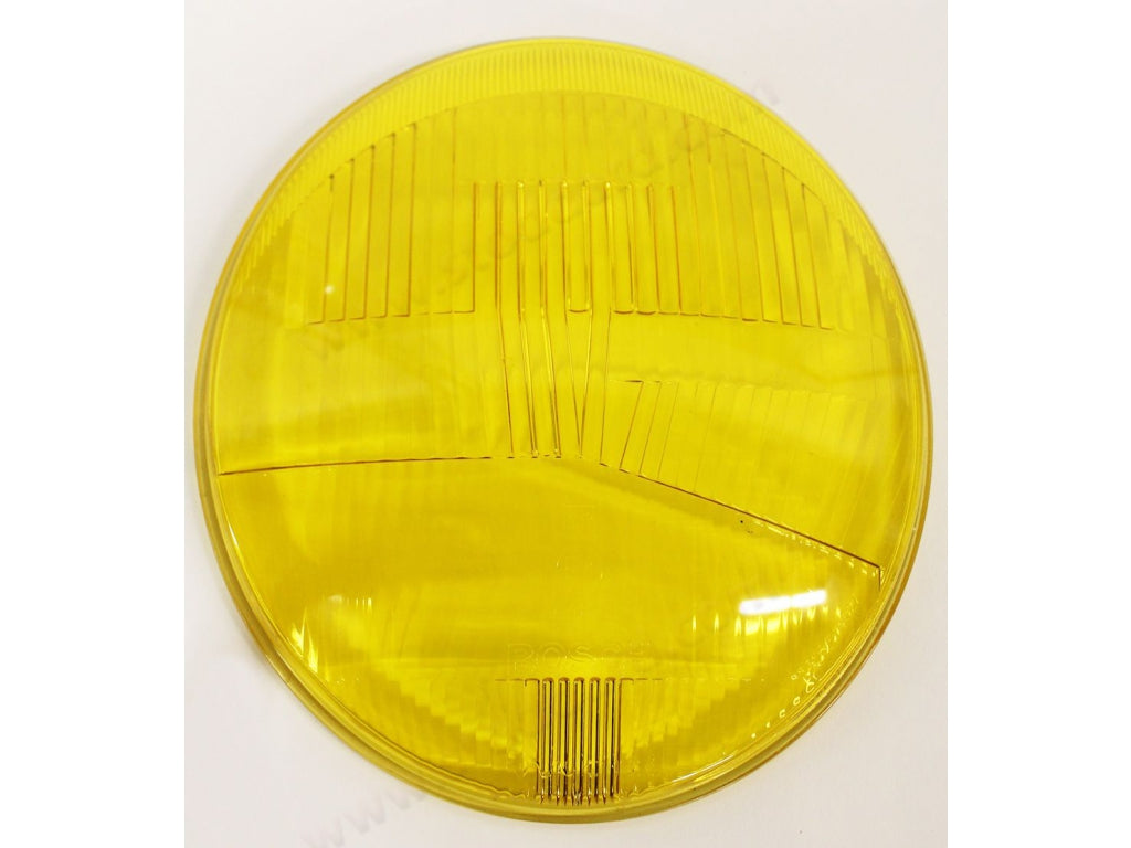 Yellow Bosch Headlight Lens for late 356 and early 911 / 912