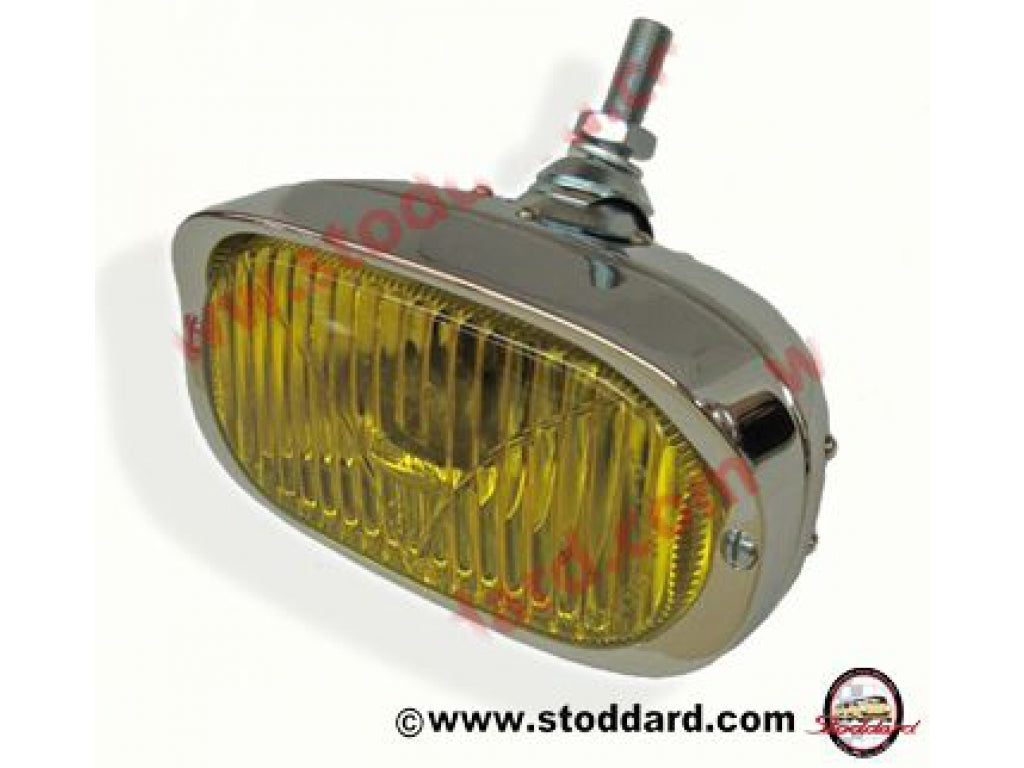 Hella 128 Fog Light, Yellow Lens. 2 required per car 6 Volt Bulbs Included