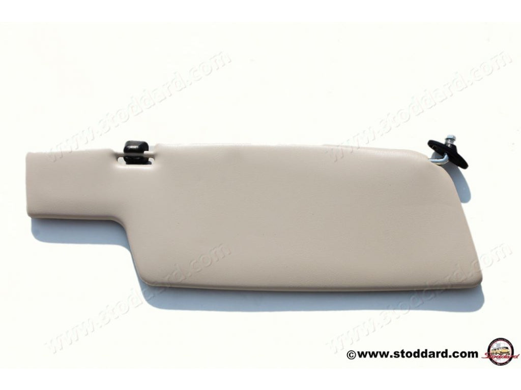 Sun Visor set Black/Ivory for 911 912 Coupe 1969-89. Excellent Concours Quality!