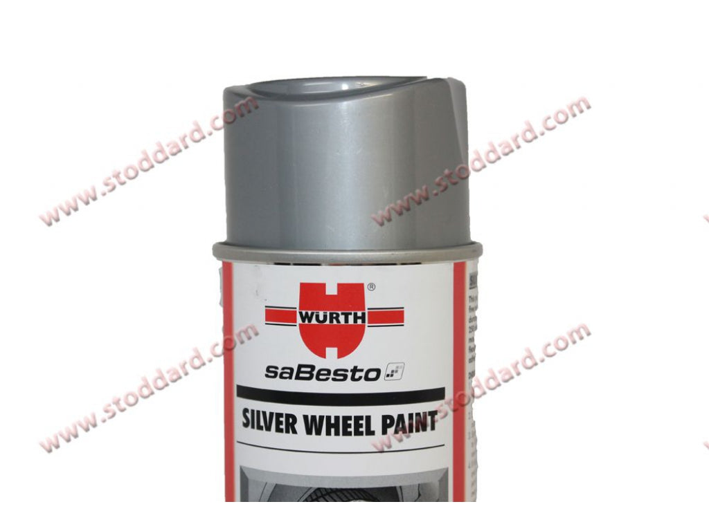 Wurth Satin Silver Lacquer Wheel Paint - Perfect for Steel Wheels.