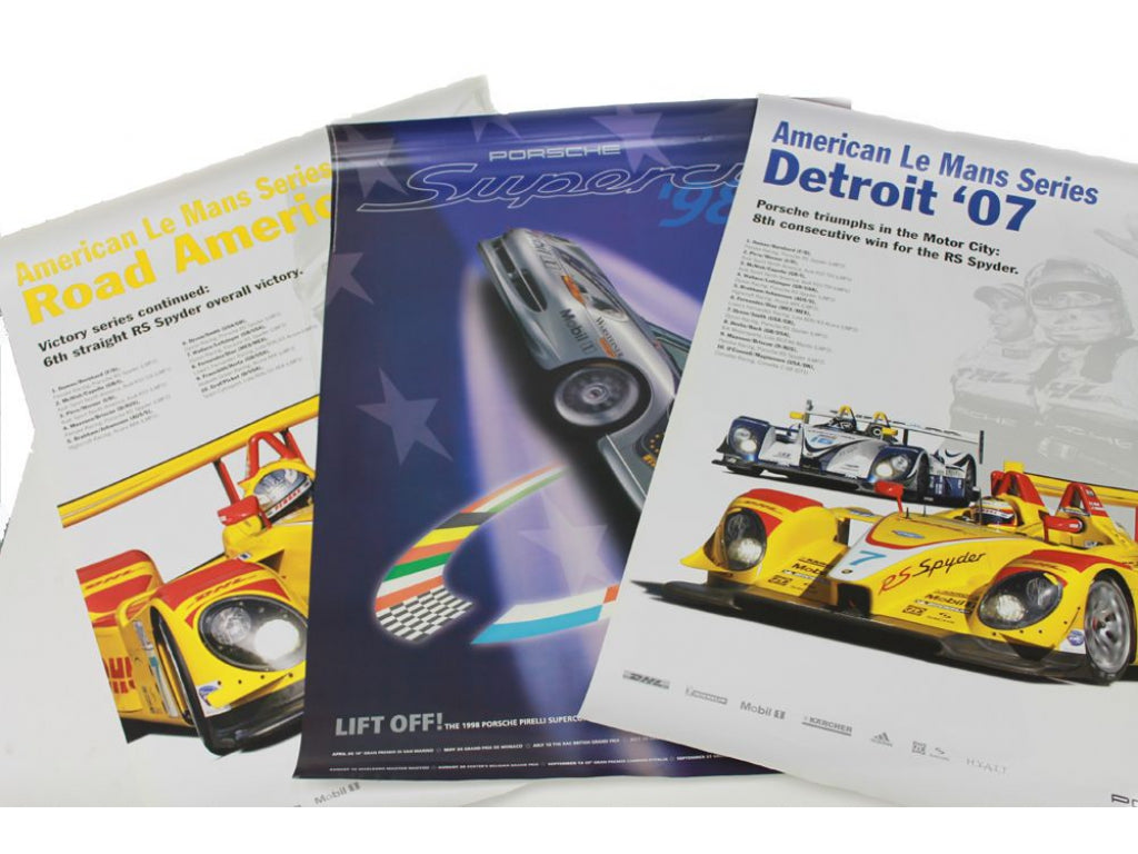 Porsche Posters from the old dealership...