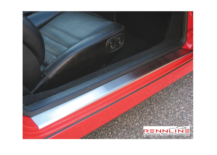 Rennline Brushed STAINLESS STEEL sill covers, PLAIN