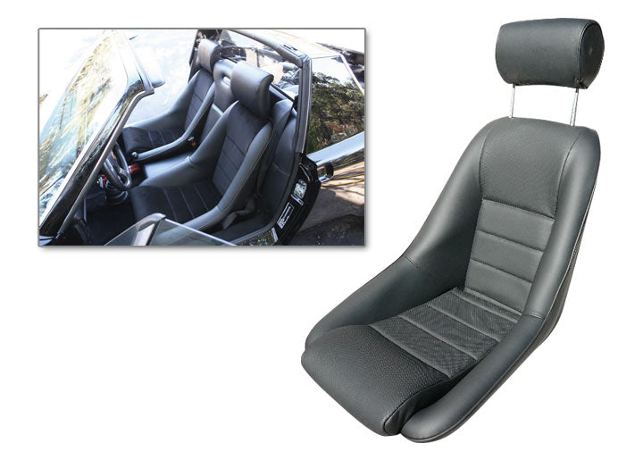 GTS Classic Nurburgring Seat, Leatherette/Basketweave **now sold as kit only call for info**