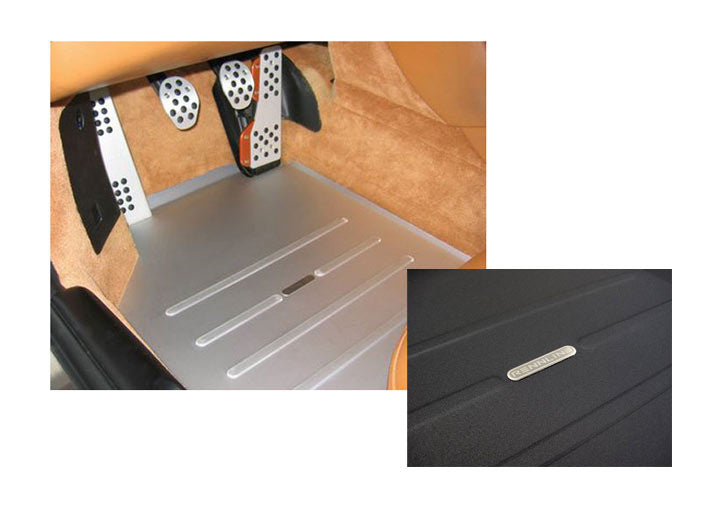 Rennline Drivers Side Track Mat boxster, Black