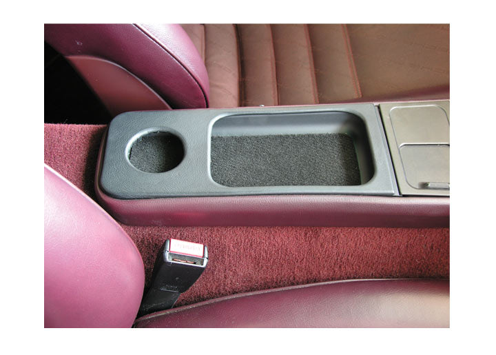 cassette box console replacement tray leather with cup holder; 944 968