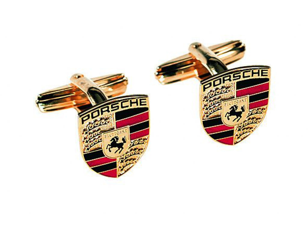Porsche Crest Cufflinks. Porsche Boutique Item