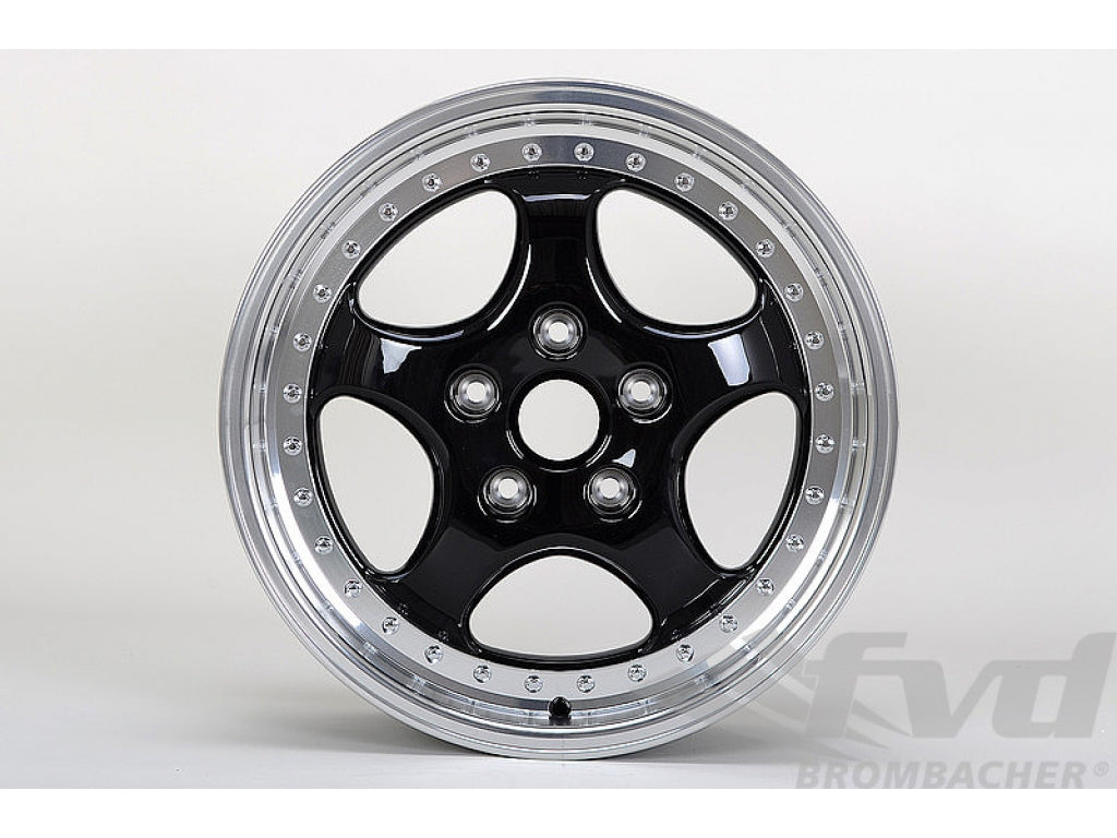 Wheel - SON - Cup Design - 8.5 x 18 ET 52 - Black Center / Polished Lip