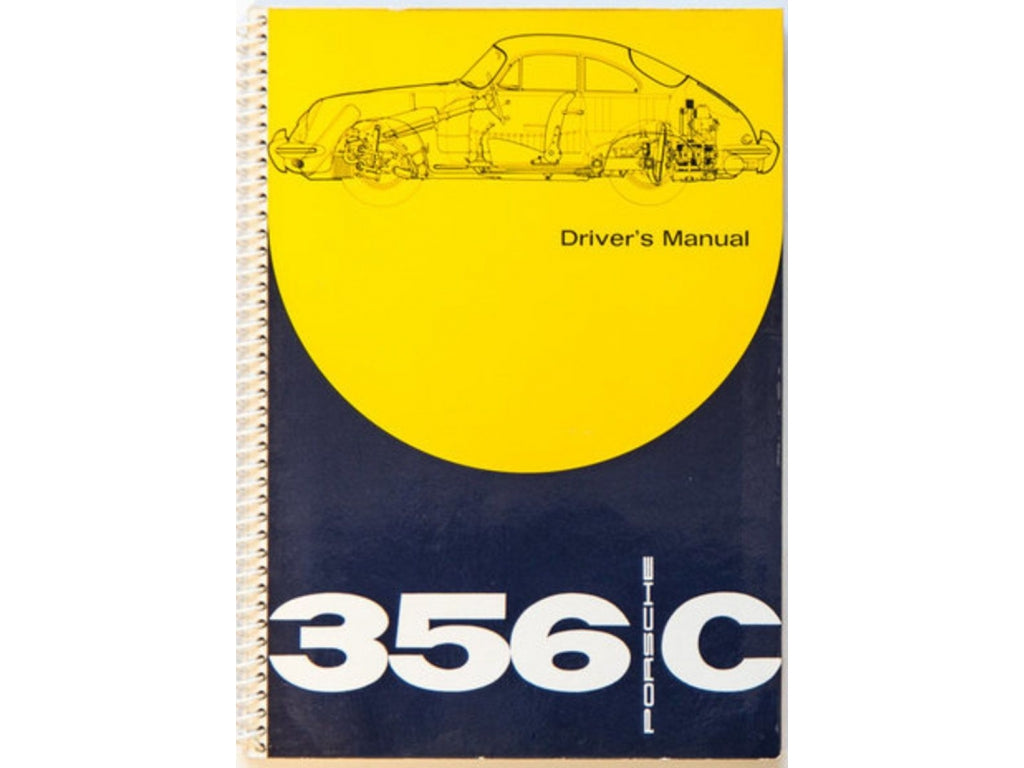 Driver's Owners Manual 356C Porsche Factory Reprint