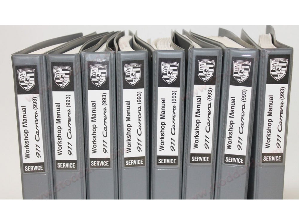 Factory Workshop Manual for 993 1995-1998. 8 Volumes