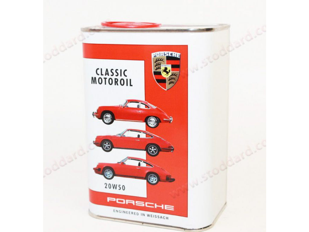 Porsche Classic Engine Oil 20W50 1 liter . Ground Shipping Only.
