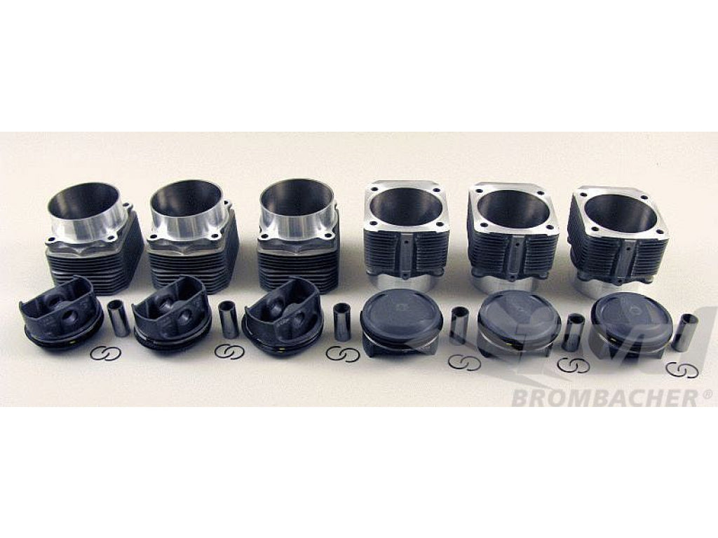 Mahle 3.8 L Piston & Cylinder Set - 964 / 993 (11.8:1) 109mm - Narrow Rod Eye