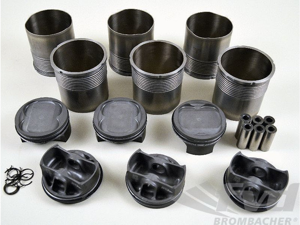 Mahle 4.1 L Piston & Cylinder Set 996 Turbo / 997 Turbo / GT2 RS - 106 mm - 9.1:1