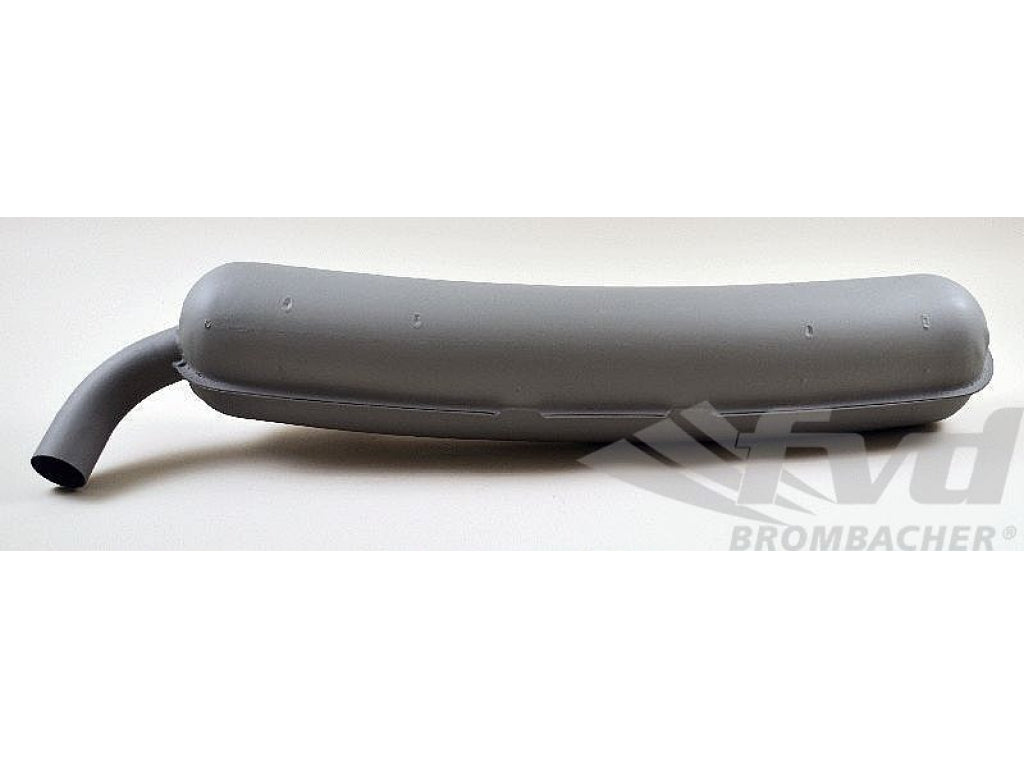 Exhaust muffler painted steel 914/6 2,4 74-76