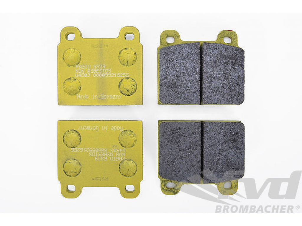 Racing Brake Pad Set - PAGID - RSL - YELLOW - 4503 RSL29