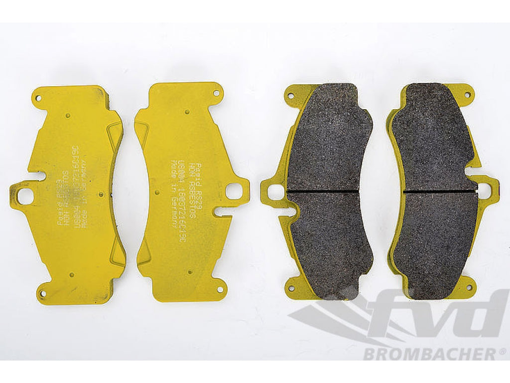 997 Turbo,GT3 Cup 06 PAGID Racing Brake Pads - Yellow Front RSL 29