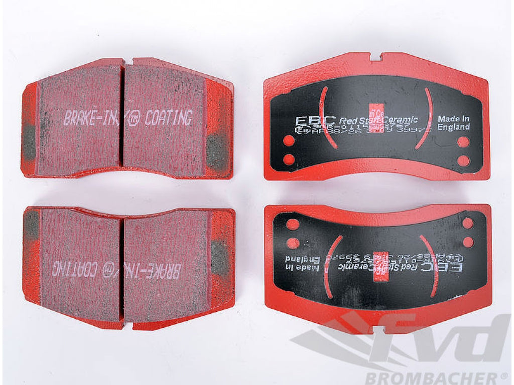 Clubsport Brake Pad Set - EBC - REDSTUFF (street legal)