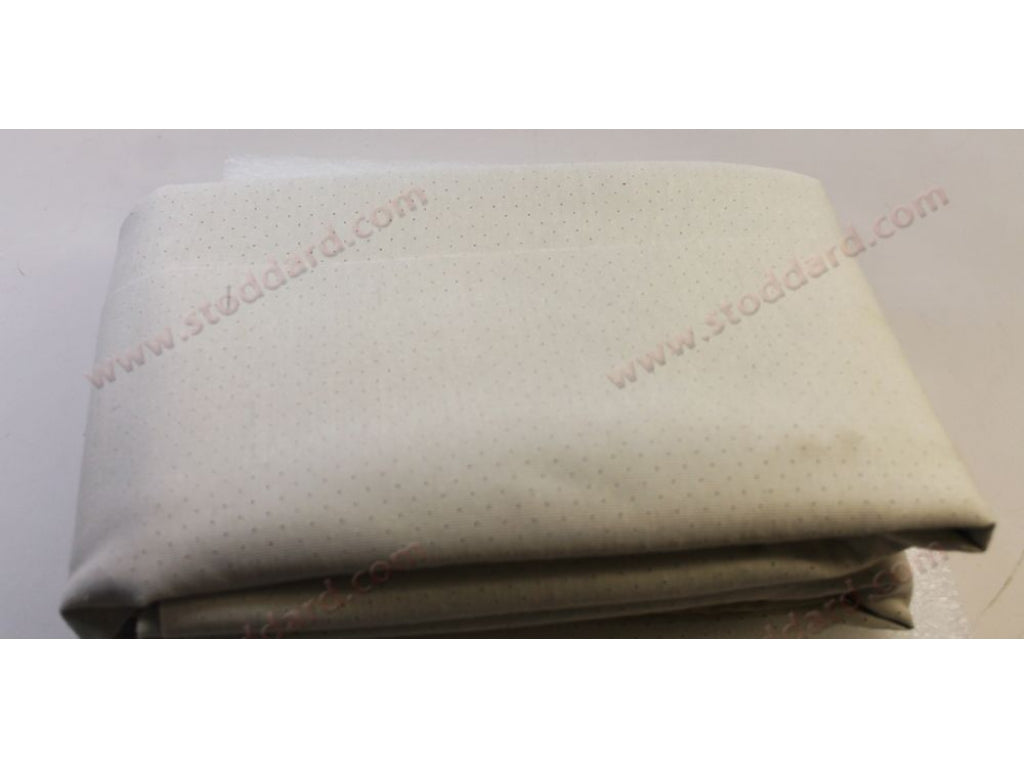 Ivory Perforated German Vinyl Headliner for 356B T6 and 356C Coupe w/ Electric Sunroof