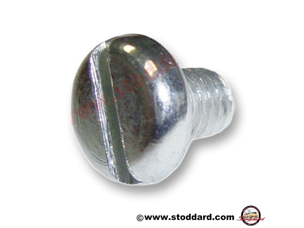 Oval Head Screw attaches brake adjusting spring to wheel cylinder