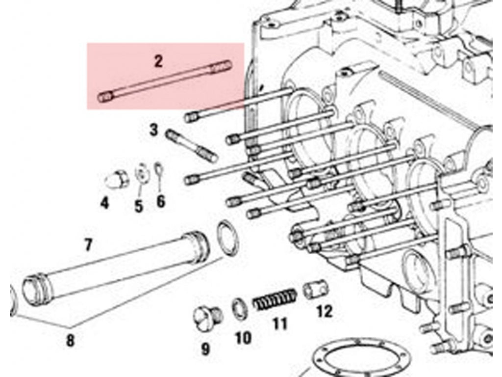 Engine Case Studs