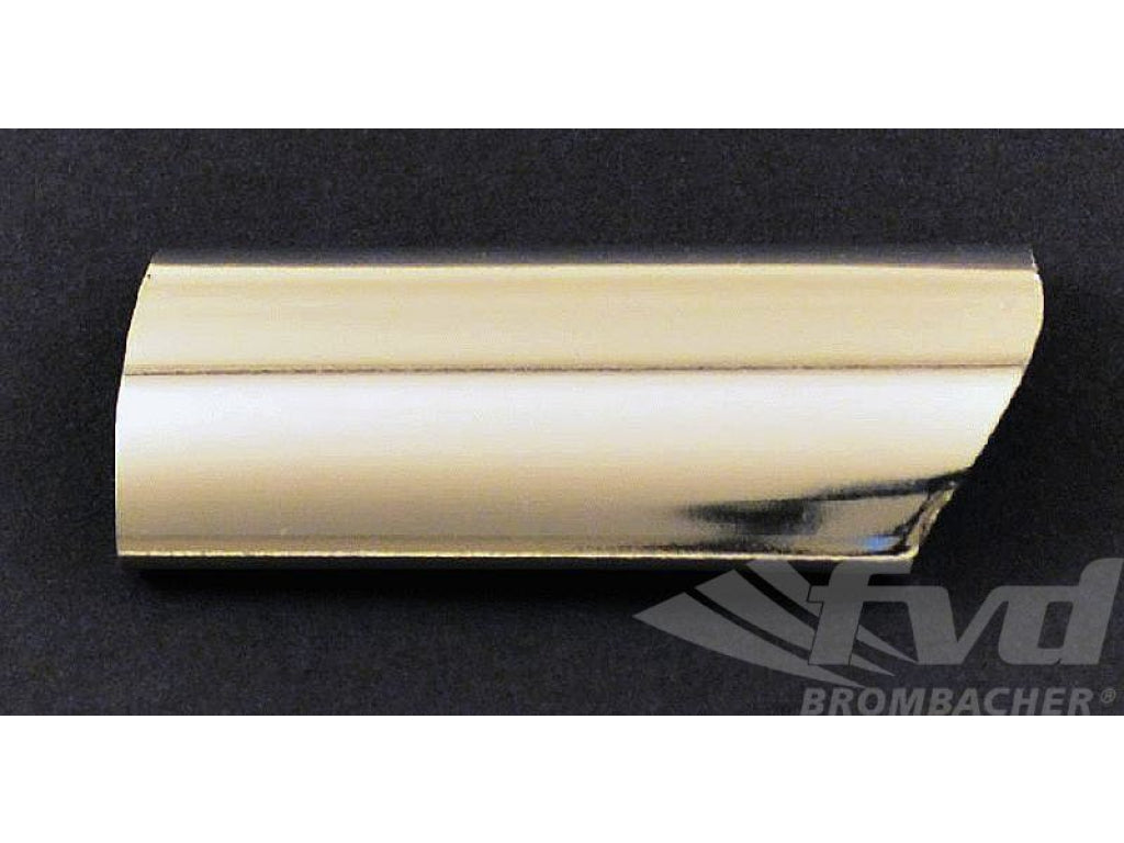 Targa Rear Windshield Trim End 911 1965-79 - Left - Chrome