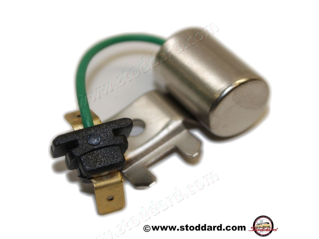 Ignition Condenser for cars with die cast aluminum distributors.