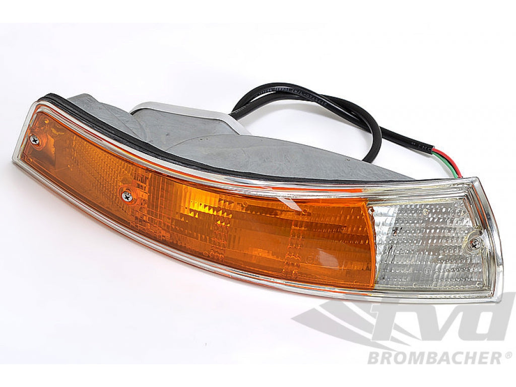 Turn signal right Aluminium rim with housing