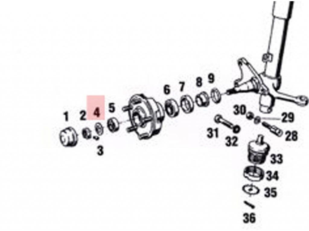 Wheel Bearing Thrust Washer