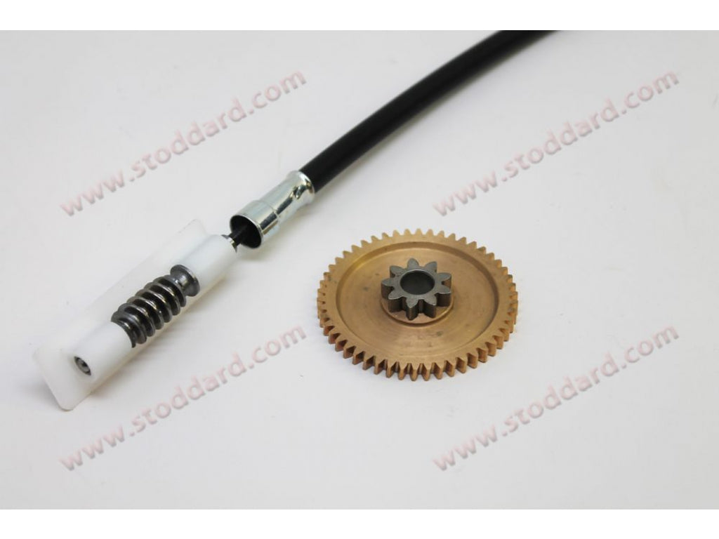 Cabrio Convertible Drivers Side Shaft with Gear for 911 1984-89, 964 1989-94 and 993 1994-98